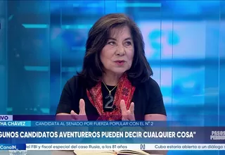 Martha Chávez: Yo soy partidaria de la unicameralidad y la defiendo