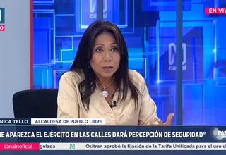 Mónica Tello: "Nosotros pedimos que Pueblo Libre fuera incluido en el estado de emergencia"