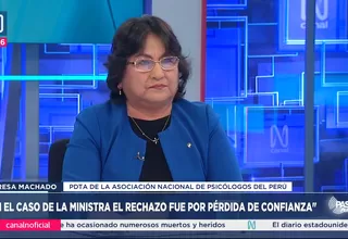 Teresa Machado: En el caso de la ministra (de Cultura) el rechazo fue por pérdida de confianza