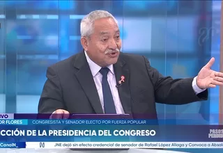 Víctor Flores: Mi opinión es que el doctor Torres debe ser candidato a presidente del Senado