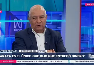 Wilfredo Pedraza: Barata es el único que dijo que entregó dinero