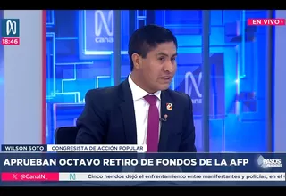 Wilson Soto: "El Congreso se puede equivocar también"