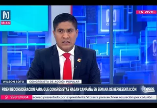 Wilson Soto: "Yo quiero seguir una carrera política"